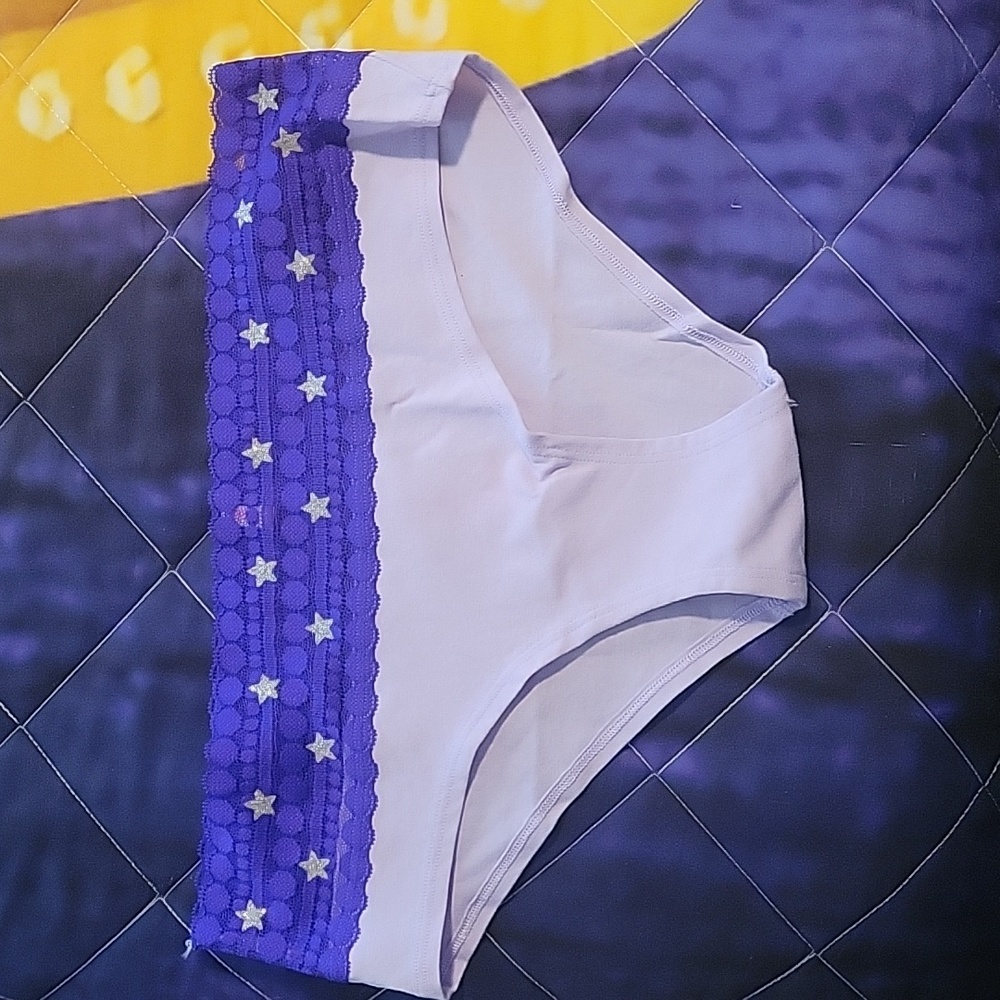 Purple star Victoria secret panties- lg